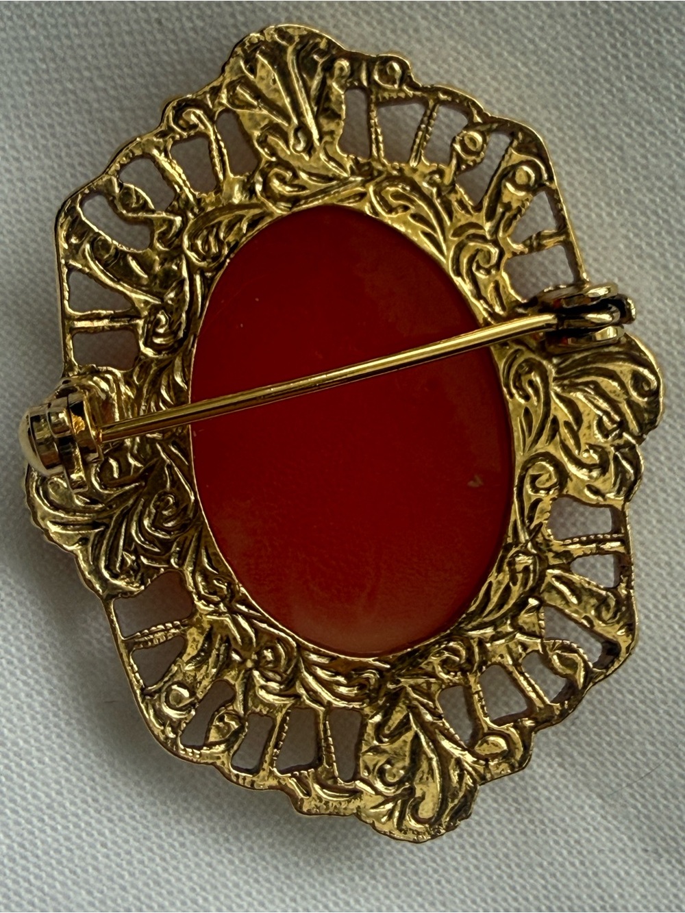 Cameo brooch vintage - Picture 10 of 15
